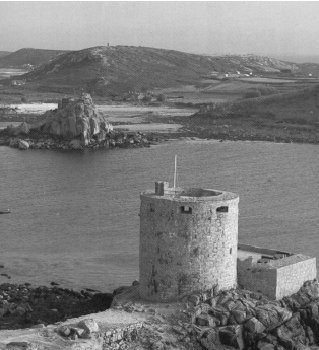 Cromwells Castle op het eiland Tresco